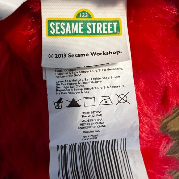 Elmo Toddler Costume 12–18M – Light-Up Eyes Halloween Outfit - Picture 2 of 4